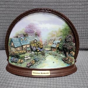 Thomas Kinkade Cottage Scene Decorative Plate